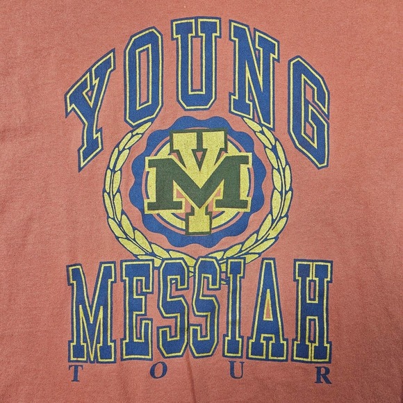 Vintage Young Messiah Tour Tshirt xl 90s Concert Band Music Single Stitch Y2K - Picture 2 of 9